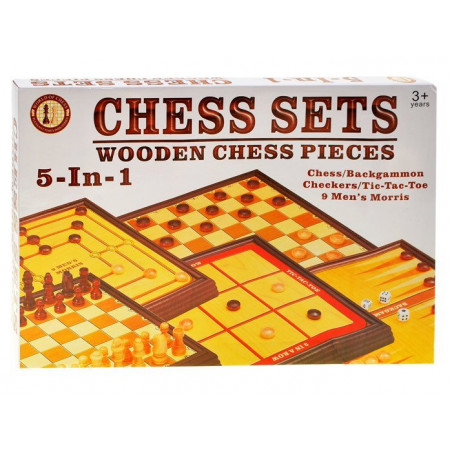 6 žaidimų rinkinys, "Chess Sets"