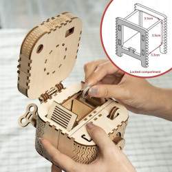 3D medinė dėlionė - dėžutė