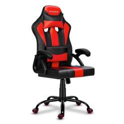 Žaidimų kėdė VANGALOO, juoda/raudona