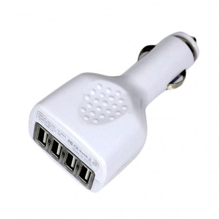 Automobilinis įkroviklis (pakrovėjas) USB 4 jungčių