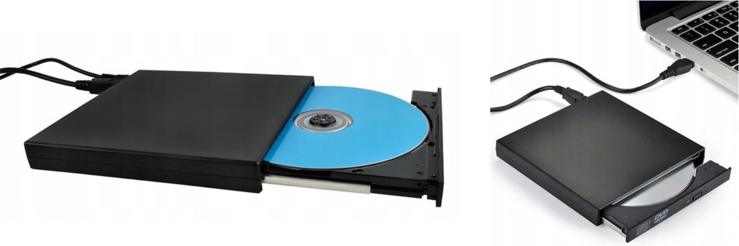 Nešiojamas išorinis CD DVD kompaktų skaitytuvas ir įrašymo įrenginys HC04