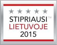 Stipriausi Lietuvoje 2015 m.