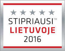 Stipriausi Lietuvoje 2016 m.