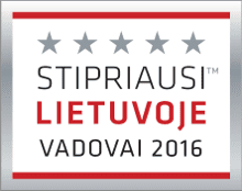 Stipriausi Lietuvoje vadovai 2016 m.